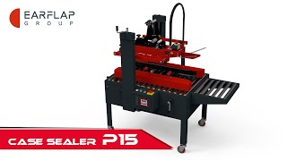 Cerradora semiautomática de cajas monoformato P15  Semiautomatic case sealer P15  EARFLAP® [upl. by Jeff]