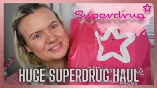 HUGE SUPERDRUG DRUGSTORE HAUL AUGUST 2023  Clare Walch [upl. by Haggerty]