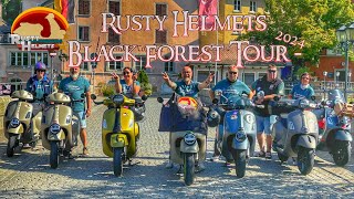 Vespa Tour Schwarzwald August 2024  rusty helmets on tour [upl. by Chapen]