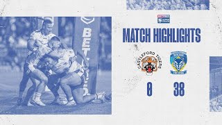 Highlights R6  Castleford Tigers v Warrington Wolves [upl. by Kcir126]