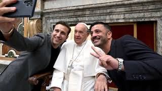 THE POPE hosts more than 100 comedians [upl. by Mandal]