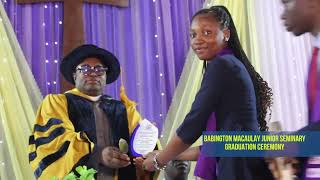 Babington Macaulay Junior Seminary 2023 Graduation ceremony Pls click on the subscribe button Thks [upl. by Aidil]