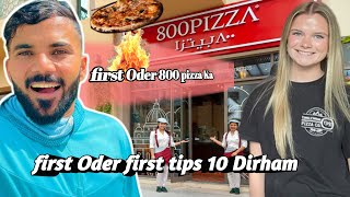 First Oder Me Hi 10 Dirham TiP Mil Gyi 😃800 PIZZA Restaurant [upl. by Venable]