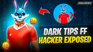 Dark Tips FF Exposed  🤬⚠️ Using UMP Aimbot amp Script Panel File DarkTipsff [upl. by Anglim]