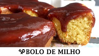 BOLO DE MILHO COM GOIABADA  RECEITAS QUE AMO [upl. by Aicilaanna925]