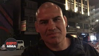 Cain Velasquez talks WWE SmackDown appearance vs Brock Lesnar  ESPN MMA [upl. by Iaverne]