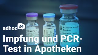 Impfung amp PCRTest in Apotheken  SonderPZN für Impfstoffe  Ermittlungen gegen „Pfusch“Apotheker [upl. by Eusebio]