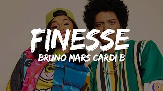 1 HOUR Bruno Mars Cardi B  Finesse Lyrics [upl. by Inneg]