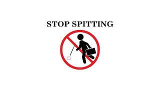 Stop Spitting  Clean India Campaign [upl. by Adnah165]