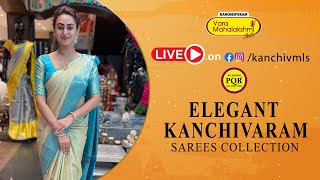 Elegant Kanchivarams Sarees  WhatsApp Number 89 0001 0002  Kancheepuram Varamahalakshmi Silks [upl. by Ennairej]