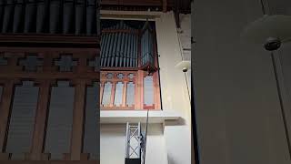 Recording the pipe organ of St Stephens Willoughby [upl. by Elleira]