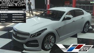 GTA 5  DLC Vehicle Customization  Albany VSTR Cadillac CTSV and Review [upl. by Ahsem629]