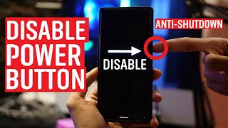 How to quotDISABLE LOCK BUTTONquot on Android ANTISHUTDOWN [upl. by Nessy]