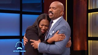 Steve Surprises A Single Mom Who Graduated from Law School 🎓 II Steve Harvey [upl. by Lekkim]