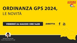 Gps 2024 tutte le novità dellordinanza [upl. by Goulden109]