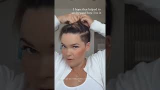 How to French braid short hair SALIRASA [upl. by Ravens]