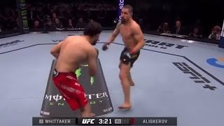 Robert Whittaker KOs Aliskerov Round 1 [upl. by Woodall]