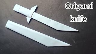 DIY paper knifePaper knifeHow to make knife with paperEasy paper knifePaper swordEasy diy sword [upl. by Oralla]