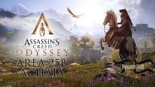 Assassins Creed Odyssey 2018 Area 25B  Achaia [upl. by Bartolemo233]