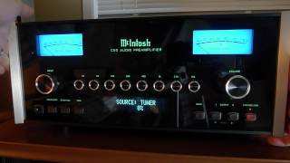 McIntosh C50 preamp overview [upl. by Mcnelly]