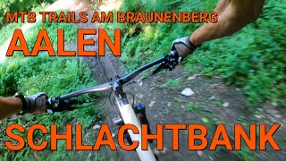 SINGLETRAILS AALEN  SCHLACHTBANK TRAIL  SUPER FLOWTRAIL AM BRAUNENBERG  MTB OSTALB TRAILS [upl. by Sedgewake]