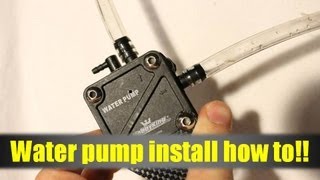 RC Boat Water Pump Custom Install  How To [upl. by Zurc]