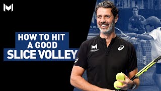 How to Hit a Good Slice Volley [upl. by Kary]