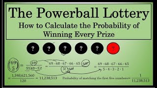 Powerball  How To Calculate the Probability of Winning Each Prize What are your odds of winning [upl. by Cesaro]