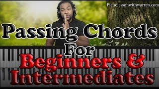 62 Passing Chords For Beginners And Intermediates [upl. by Nahseez]