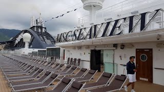 MSC Seaview onboard visit raw footage preview 2018 [upl. by Sydney]