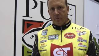 Skeet Reese Explains Berkley Fishing Line Selection for the BASS Elite Tour [upl. by Anilave]