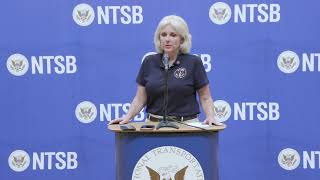 NTSB Media Briefing Post East Palestine Investigative Hearing [upl. by Lamar]