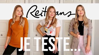 JE TESTE REITMANS défi outfits pour lautomne 🛍🍂 [upl. by Shayna]