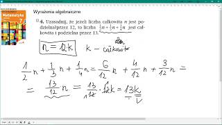 zad 4 str 166 WYRAŻENIA ALGEBRAICZNE Matematyka z plusem 7 [upl. by Nilesoj]