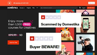 Domestika Sneaky Subscriptions Exposed 🚨 BUYER BEWARE [upl. by Wolsky]