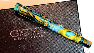 GIOIA ALLERIA PEACOCK  PEN CHALET EXCLUSIVE  ITALIAN FOUNTAIN PEN COLLECTION [upl. by Ma]