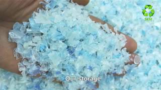 How pet bottles are recycled in SKM Plast company [upl. by Noside410]