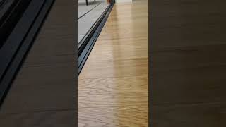 Transitions  Wood Floor Joining to Bifold Doors  shorts [upl. by Nightingale]