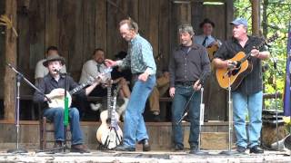 Daniel Rothwell singing Whoop Em Up Cindy at Jerusalem Ridge Bluegrass Celebration 2011 on 92811 [upl. by Aliahkim536]