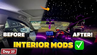 Modifying Honda Civic in 30 Days Day 27 Interior Mods [upl. by Niawat]