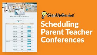 Parent Teacher Conference Sign Up Tutorial  by SignUpGenius Team [upl. by Yelnek976]