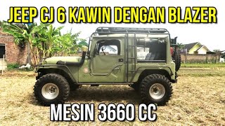 MODIFIKASI JEEP CJ6 FULL SPEK OFFROAD [upl. by Nedmac]