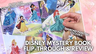 FlipThrough amp Review COMPLETE Disney Mystery Book of Diamond Painting Stickers [upl. by Yeargain]