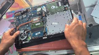 Bongkar laptop hp RTL 8723be untuk upgrade hardisk ke SSD [upl. by Assele847]