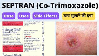 Septran tablet  Cotrimoxazole tablet in hindi  Cotrimoxazole uses  Septran ds tablet use in hindi [upl. by Ahsilif]