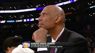 The Lakers Honor Kareem with a Statue [upl. by Aneehs]