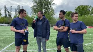 Kapitein Gil Boogaerts Tim Boogaerts en Jef Boogaerts van Sportief Rotselaar  KAMPIOENEN [upl. by Akital]