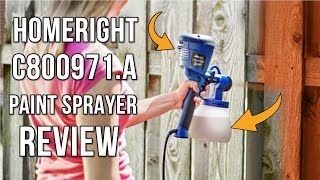 HomeRight C800971 Super Finish Max HVLP Paint Sprayer Review and Demonstration [upl. by Ardelis883]