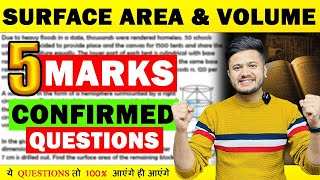 Confirmed 🔥5 Marks Question Surface Area and Volume Class 10 Short trick to Solve Questions 🔥 [upl. by Yelruc]