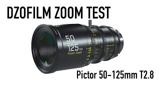 DZOFILM Pictor 50125mm T28 Zoom Lens Test [upl. by Ainadi]